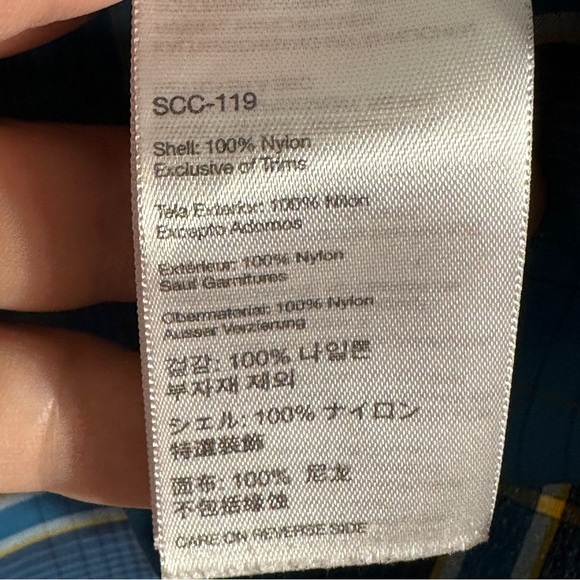 Marmot size large men's s/s blue plaid shirt, lightweight, great for spring - Picture 9 of 11